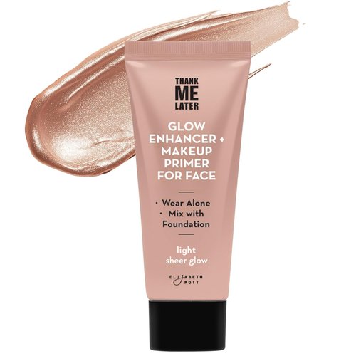 Elizabeth Mott Glow Enhancer & Primer - Illuminating Makeup Base for Radiant Skin | Lightweight, Vegan, 30g