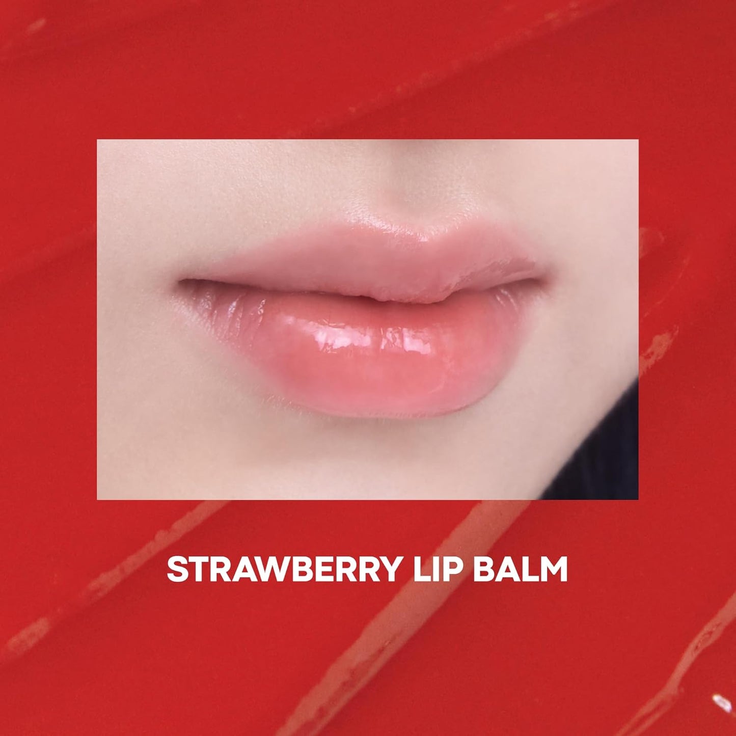 TONYMOLY Mini Strawberry Lip Balm - Hydrating Tinted Balm with Shea Butter & Vitamin E for Soft Lips