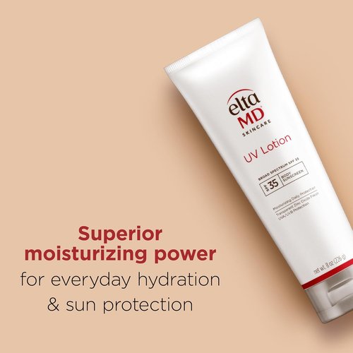EltaMD UV Lotion SPF 30+ | Mineral Sunscreen Moisturizer for Sensitive Skin - Non-Greasy & Fragrance-Free