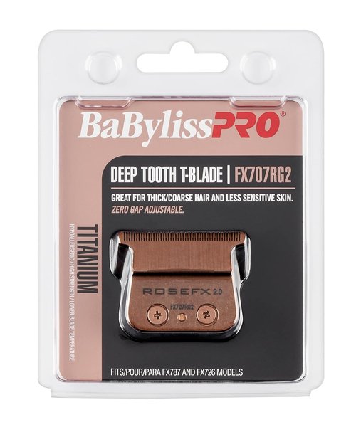 BaBylissPRO Replacement T-Blades - Deep-Tooth Blades for Hair Trimmers FX787, FX799 & LoPROFX FX726, FX729