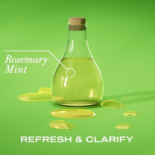OGX Extra Strength Scalp Treatment - Refreshing Rosemary Oil & Mint Detox for Shiny Hair, 4 fl oz
