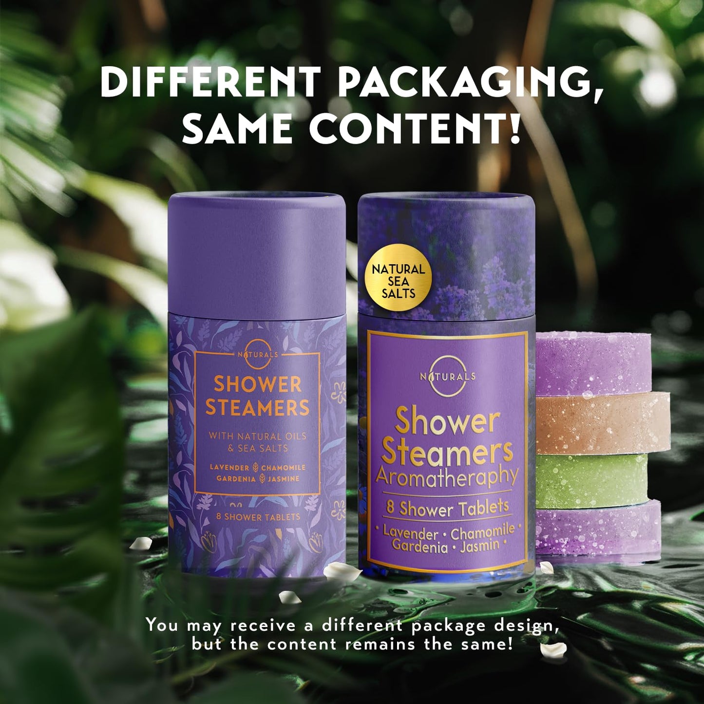 Shower Steamers Aromatherapy - Birthday Gift for Women - Shower Bombs Aromatherapy, Spa Day Essentials, Relaxation Spa Gifts - Self Care Unique Gifts for Women and Men