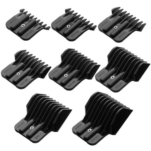 BaBylissPRO Trimmer Guards Set - 8 Replacement Guards with Metal Spring Clip | Fits FX787 & FX726, 1/32-5/4 Inch