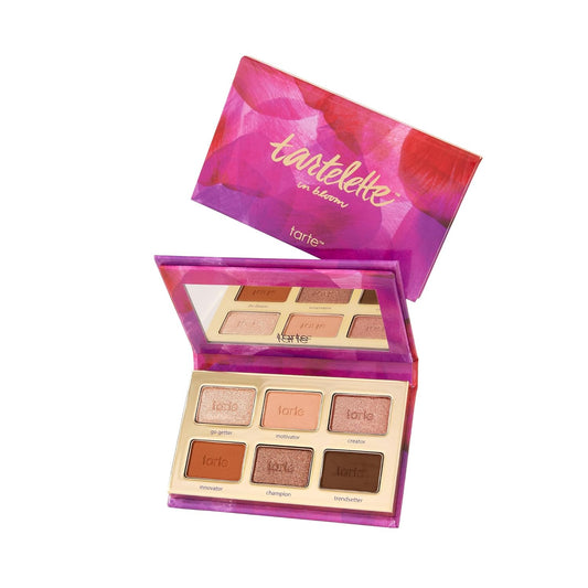 Tarte Tartelette In Bloom Mini Eyeshadow Palette - Shimmer & Matte Neutral Bronze Shades, Longwear, Cruelty-Free