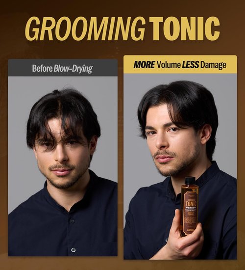 DASHU Hair Tonic for Men 6.76oz - Premium Volumizing Scalp Serum with Baobab Oil