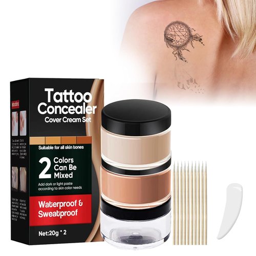 Regine Switzerland Tattoo Cover Up - Waterproof & Sweatproof Makeup for Scars & Dark Spots | Natural Finish