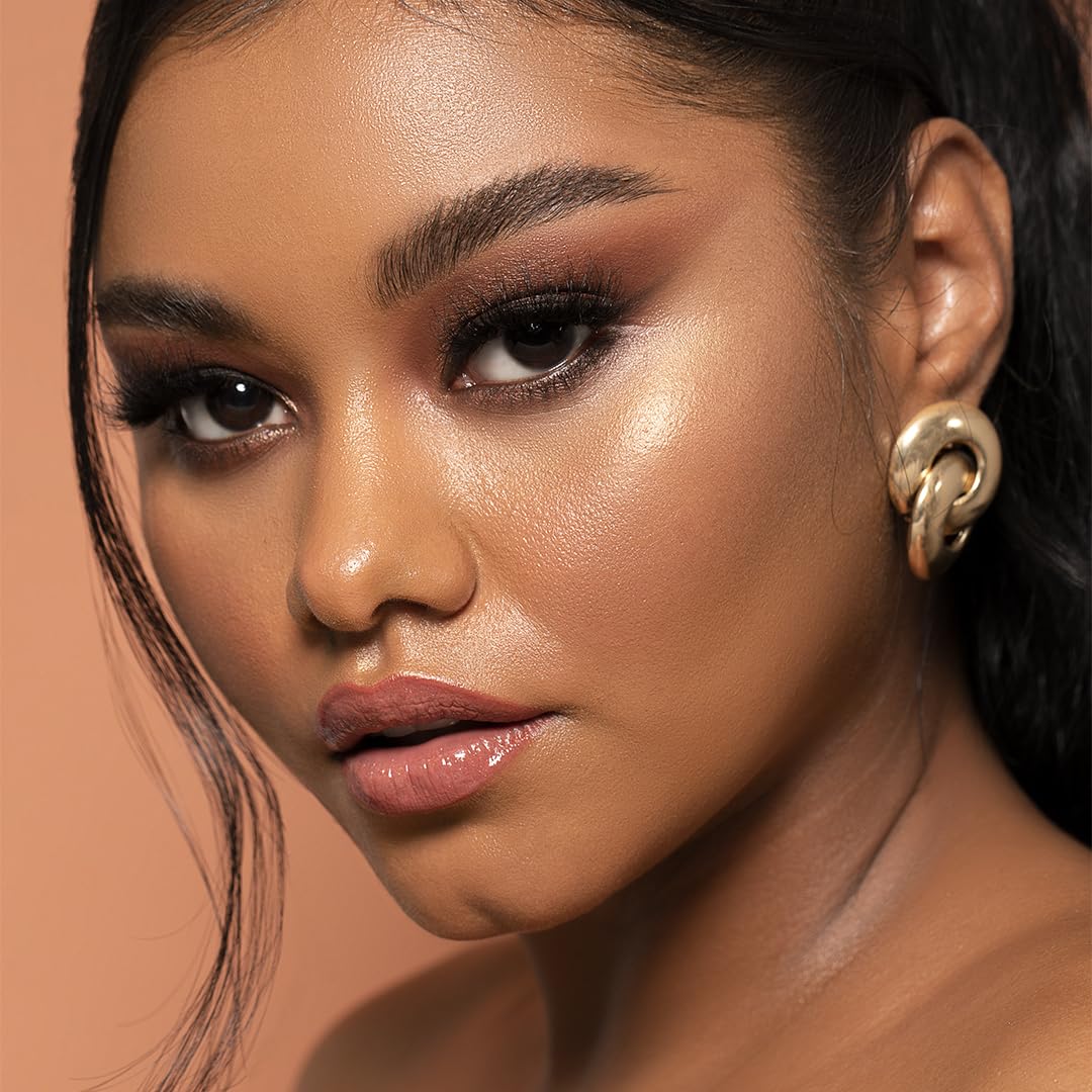 Sigma Beauty Ambiance Eyeshadow Palette - Luminous Neutral & Gold Shades | Summer Vibes, Mirror Included