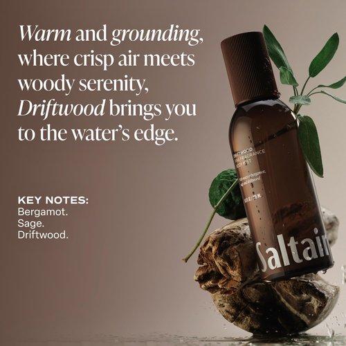 Saltair Body Mist 2 Pack - Long-Lasting Driftwood Scented Lightweight Body Spray | 2x 8oz Bottles