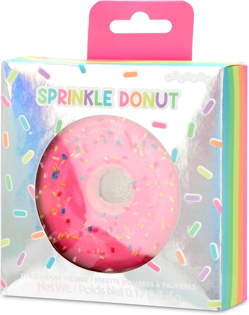 iscream Sprinkle Donut Shaped Glitter Eyeshadow Palette Collection