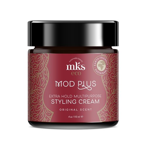 MKS Eco Mod Plus Styling Cream - Original Scent, 4 oz | Vegan & Cruelty-Free with Hemp Seed & Argan Oils