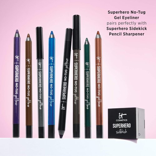 IT Cosmetics Superhero No-Tug Gel Eyeliner - Waterproof & Blendable - All-Day Wear - 0.042 oz