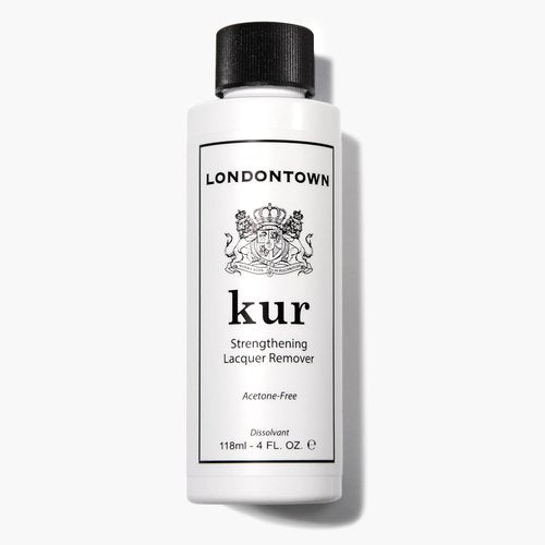 LONDONTOWN Acetone-Free Nail Polish Remover Set - Strengthening & Conditioning Pads Included
