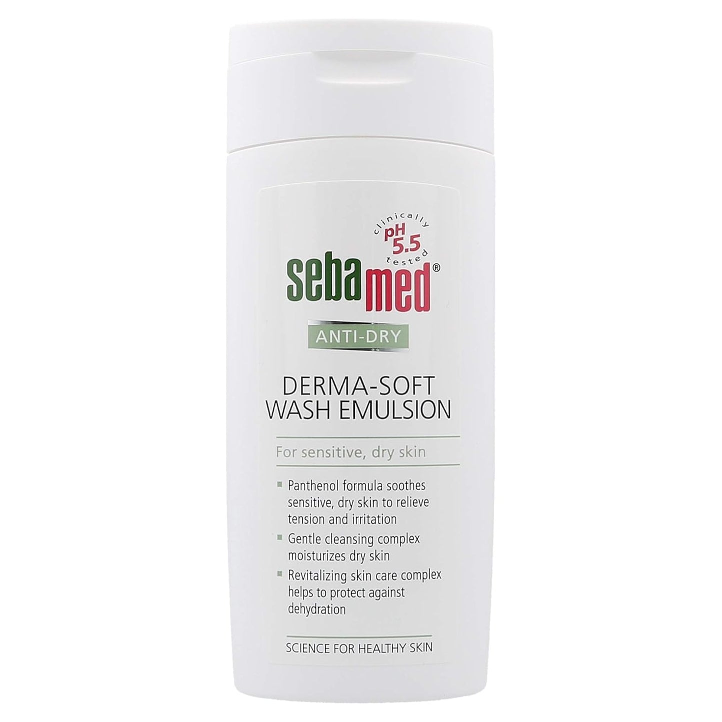 Sebamed Anti-Dry Wash Emulsion - Gentle Cleansing Complex for Dry & Sensitive Skin | 6.8 Fl Oz (200mL)