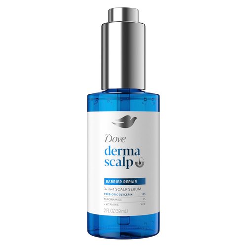 Dove Derma Scalp Dandruff Relief Serum - 3-in-1 Barrier Repair with Prebiotic Glycerin & Niacinamide | 2 fl oz