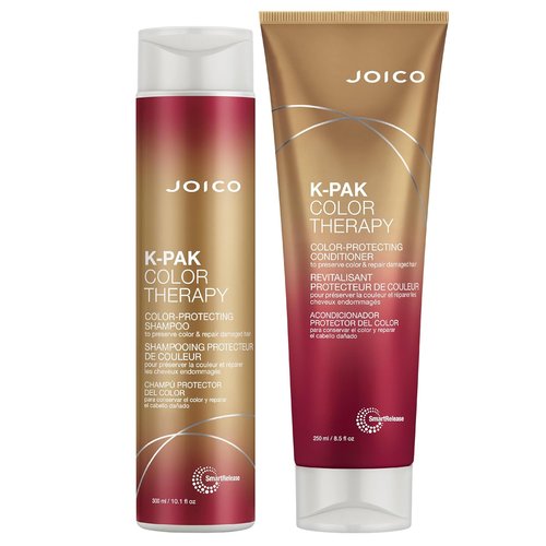 Joico K-PAK Color Therapy Shampoo & Conditioner Set - Protect Color-Treated Hair | Boost Shine & Repair Damage