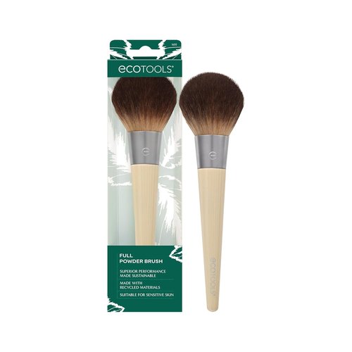EcoTools Full Powder Brush - Fluffy Makeup Brush for Loose & Pressed Powder, Soft Synthetic Bristles, Eco-Friendly
