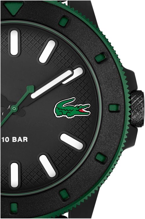 Lacoste 12.12 Scuba Men's Quartz Watch - Modern Silicone Strap Timepiece | 43mm Gift for Him