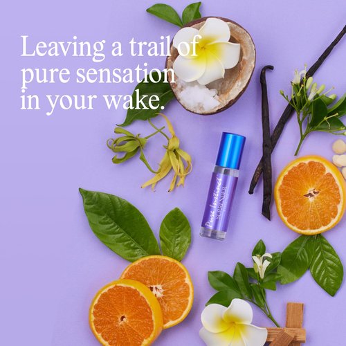 Pure Instinct SURRENDER Roll-On The Original Pheromone Infused Body Oil Perfume Fragrance EdP Parfum - For Her Women - TSA Ready 0.34 fl oz