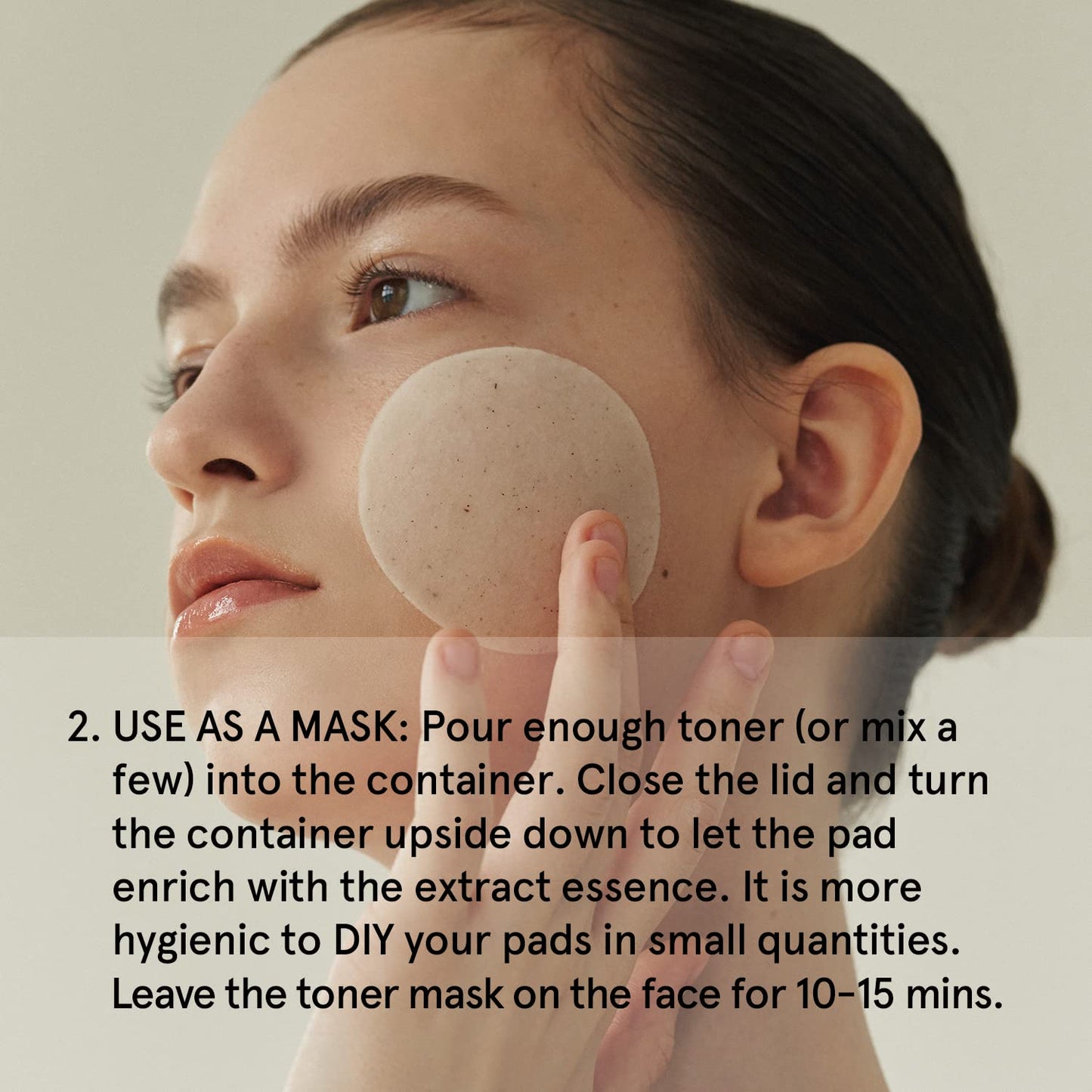 ONE THING Unbleached Cotton Pads | DIY Dry Toner Pads, Large Size Exfoliating Soft Lightweight Face Rounds | Daily Travel Size Refill No Lint Double Sided | Korean Skin Care (120 Refill Pads)