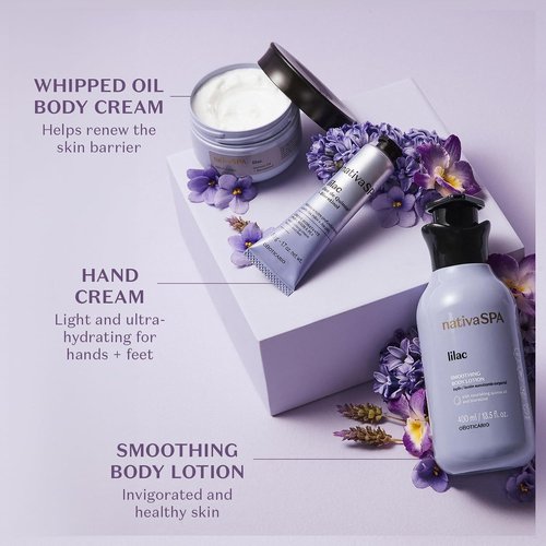 Nativa SPA by O Boticário - Lilac Body Lotion with Quinoa Oil & BioRetinol | Nourishing Skin Moisturizer, 13.5 Oz