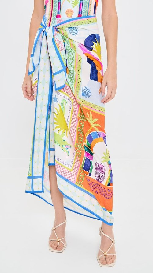 MINKPINK Elysia Sarong - Stylish Beach Cover-Up for Summer | Lightweight & Versatile