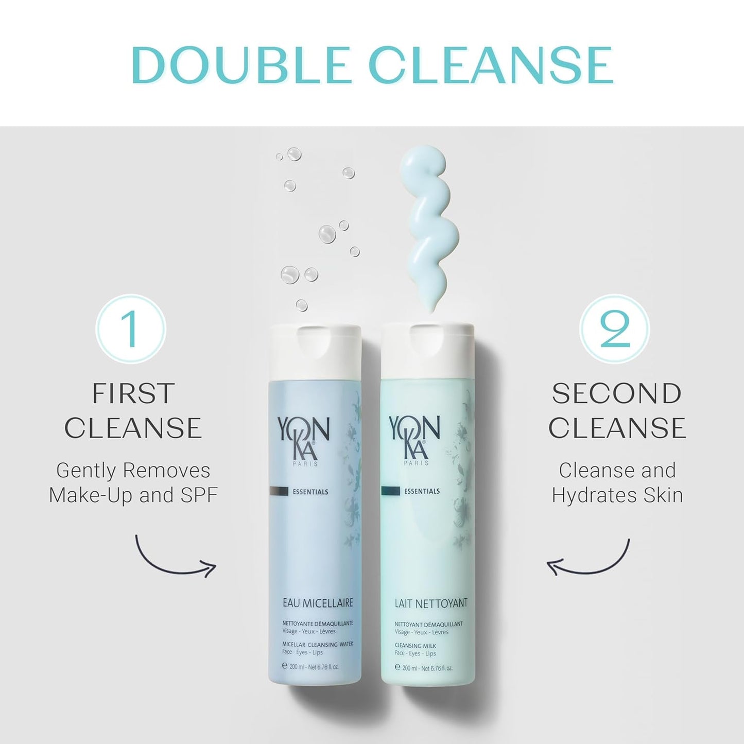Yon-Ka Micellar Water - Gentle Cleansing Makeup Remover for Hydrated Skin | Paraben-Free 200ml