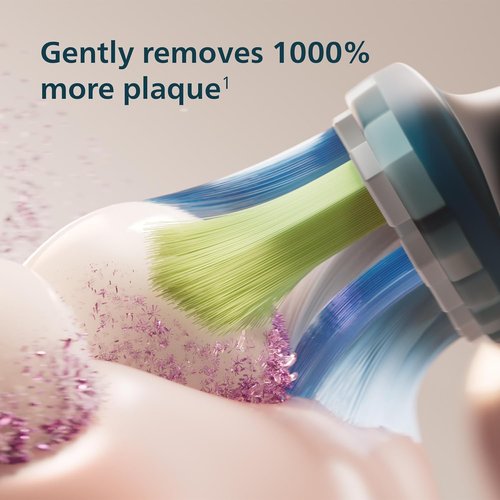 Philips Sonicare 5900 Series Electric Toothbrush - Advanced Sonic Technology, Pressure Sensor, 6 Settings | Black, Model HX7131/02