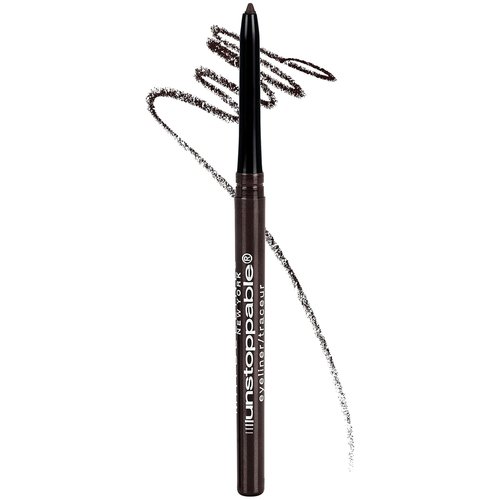 Maybelline Unstoppable Waterproof Eyeliner Pencil - Easy Application, Smooth Glide, Espresso Color, 24-Hour Wear