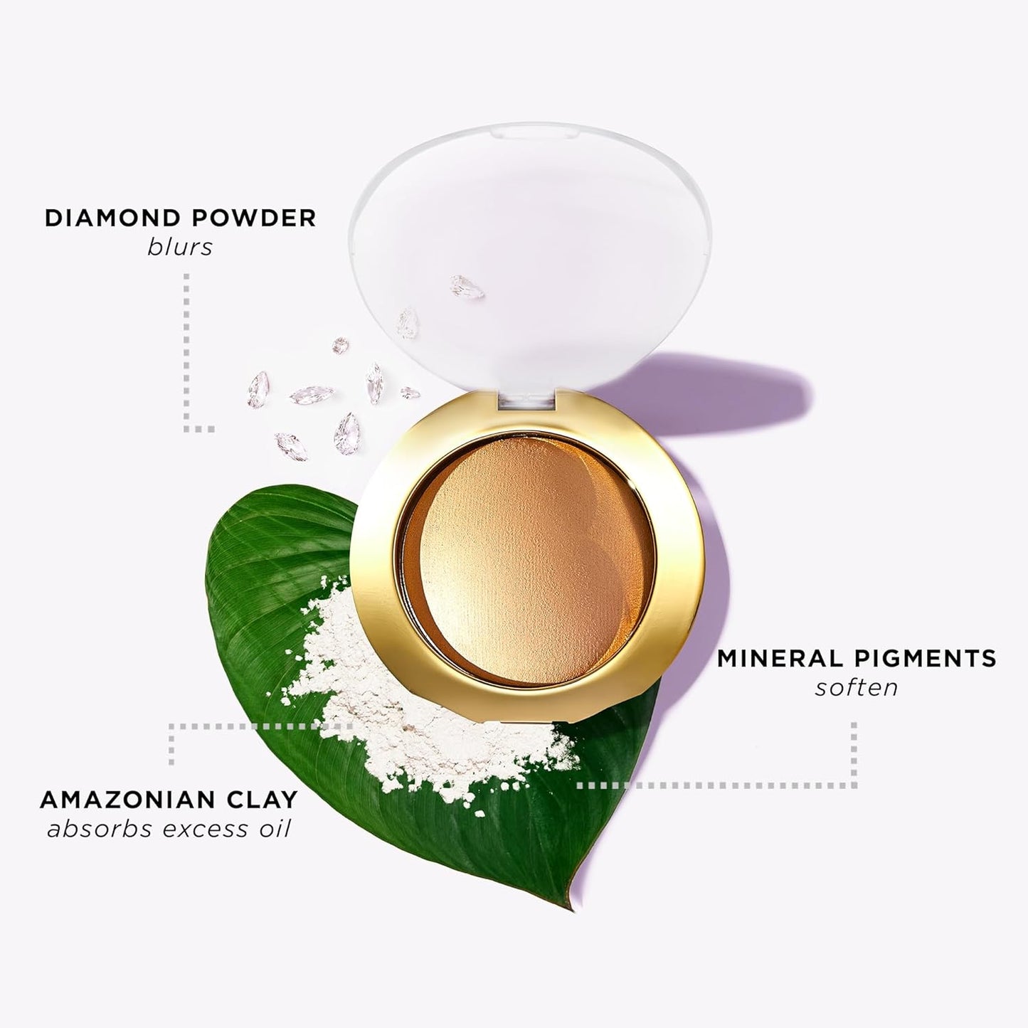 Tarte Shape Tape Glow Powder - Buildable Highlighter with Mineral Pigments & Diamond Powder for Radiant Finish | Vegan & Cruelty-Free
