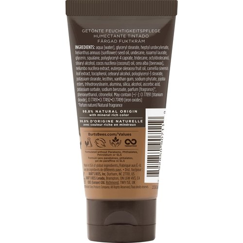Burts Bees Tinted Moisturizer - Antioxidant-Rich Formula in Chestnut | 1.0 Ounce