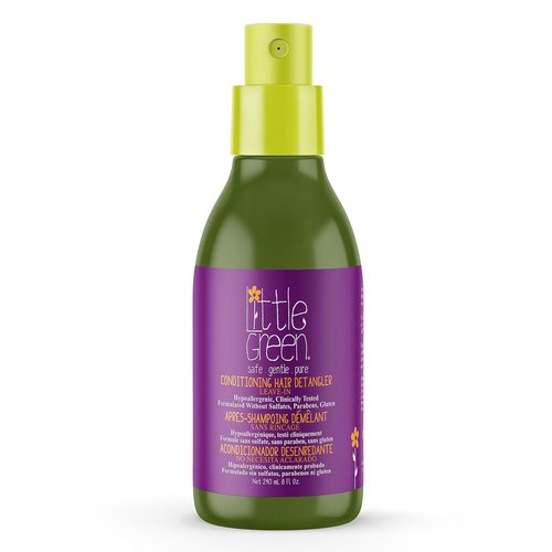 Little Green Kids Conditioning Hair Detangler - Gentle Formula for Tangle-Free Hair | 8 oz