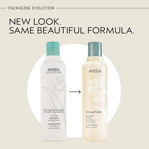 Aveda Shampure Nurturing Shampoo - Gently Cleanses & Nourishes Fine to Medium Hair | With Abyssinian Oil & Calming Lavender Aroma | 96% Naturally Derived