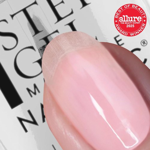 Nails Inc Gel-Like Nail Polish - 4-in-1 Base Coat, Treatment & Top Coat | Long-Lasting Glossy Finish, Mia, 0.47 Fl Oz