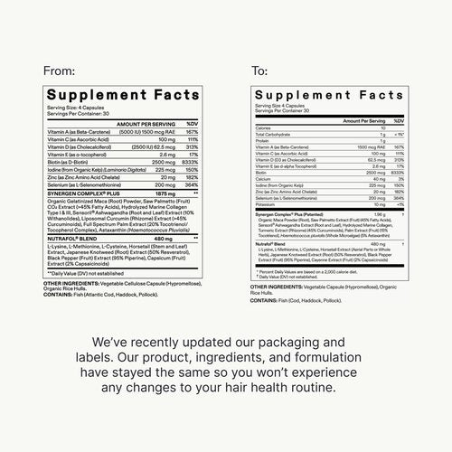 Nutrafol Women's Balance Hair Growth Supplement with Collagen Peptides, Ages 45+, Clinically Tested for Stronger, Visibly Thicker Hair, Dermatologist Recommended - 1 Month Supply, 12 oz Bottle