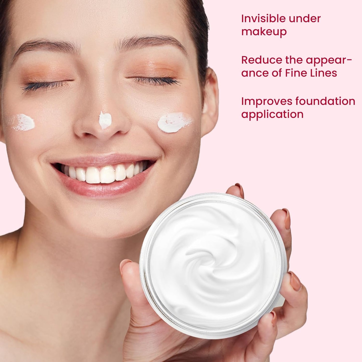 Skiennix Makeup Primer Gel - 3oz Hydrating Face Primer, Blurs Lines & Reduces Pores, Waterproof Velvet Finish
