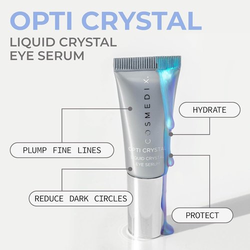 COSMEDIX Under Eye Serum - Brightening & Hydrating Formula for Dark Circles & Puffiness | Lifting Liquid for Fine Lines