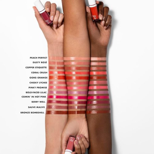 e.l.f. Camo Liquid Blush - Long-Lasting High-Pigment Color for a Soft Dewy Finish | Vegan & Cruelty-Free, Cheeky Lychee