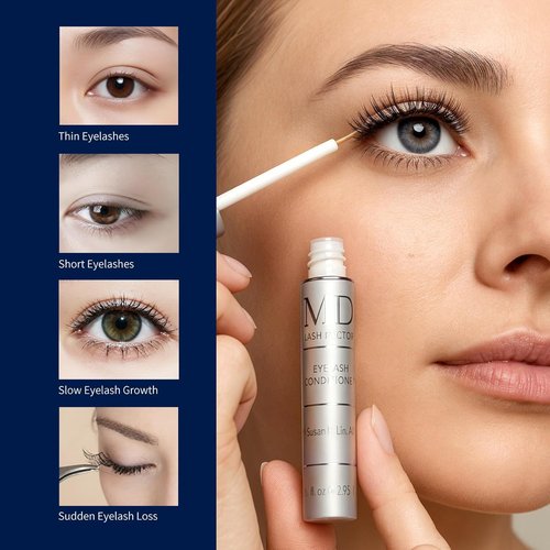 MD Lash Factor Eyelash Conditioner - Advanced Serum for Longer, Thicker Lashes | 0.1 fl oz, Cruelty-Free