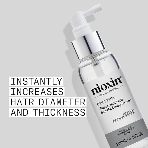 Nioxin Density Defend Diamax Advanced Hair Thickening Serum - Thicker, Fuller Hair with Caffeine & Niacinamide | 3.38 Fl Oz