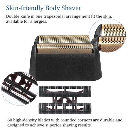 Finale Replacement Foil - Compatible with Wahl Professional 5 Star Series Shaver | Gold Super Close Shaving for Sensitive Skin