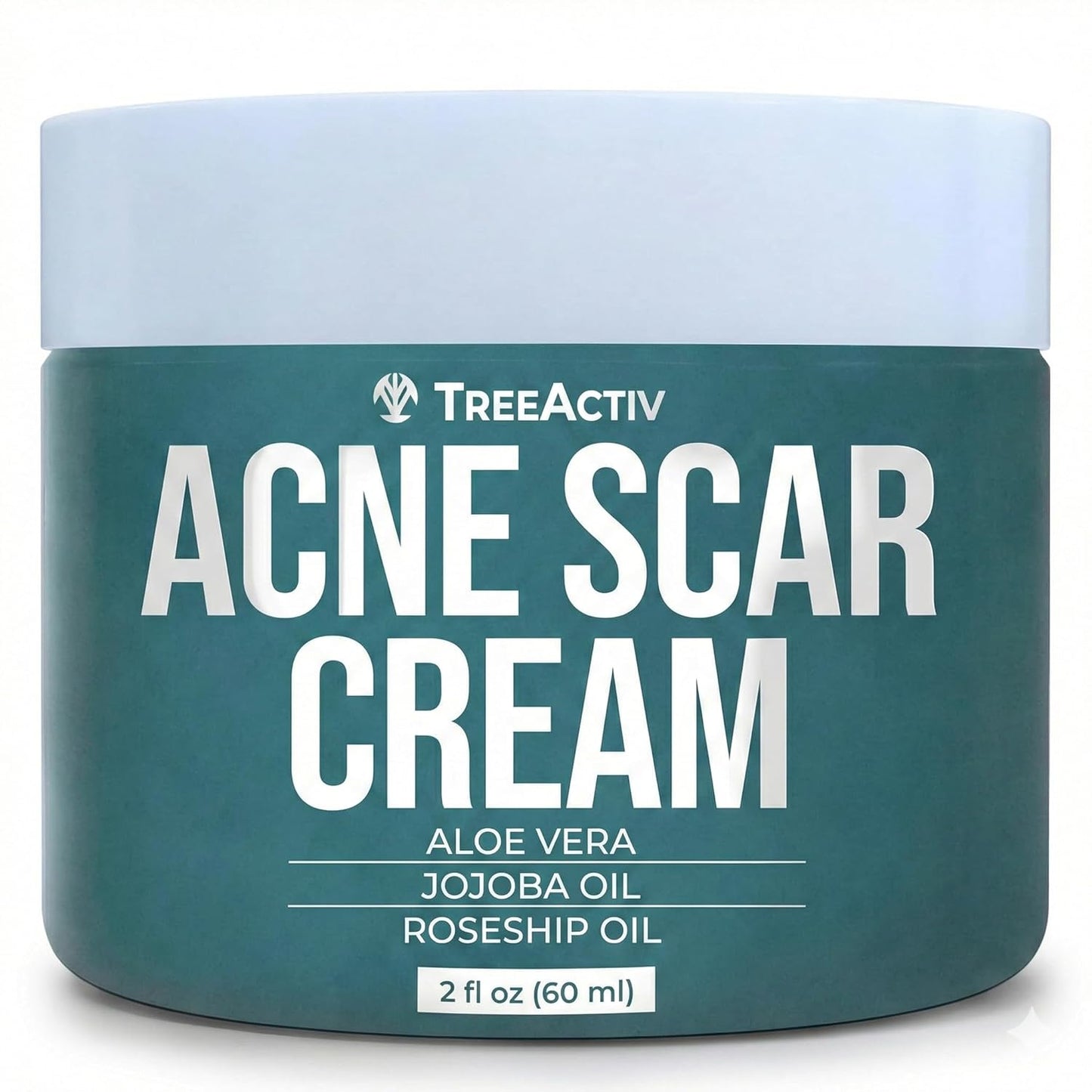 TreeActiv Acne Scar Cream - Dark Spot Remover & Stretch Mark Lotion | 2 fl oz for All Skin Types