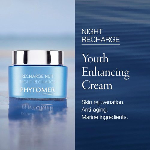 PHYTOMER Night Recharge Hydrating Night Cream - Youth Enhancing Anti-Aging Moisturizer | 50ml
