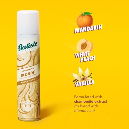 Batiste Dry Shampoo - Blonde Formula for Effortless Volume | 6.35oz Size
