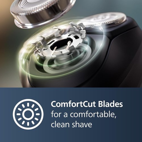Philips Norelco Shaver 3900 - Rechargeable Wet & Dry Shaver with Trimmer & Stand | Nose Trimmer 3000 for Ears & Eyebrows
