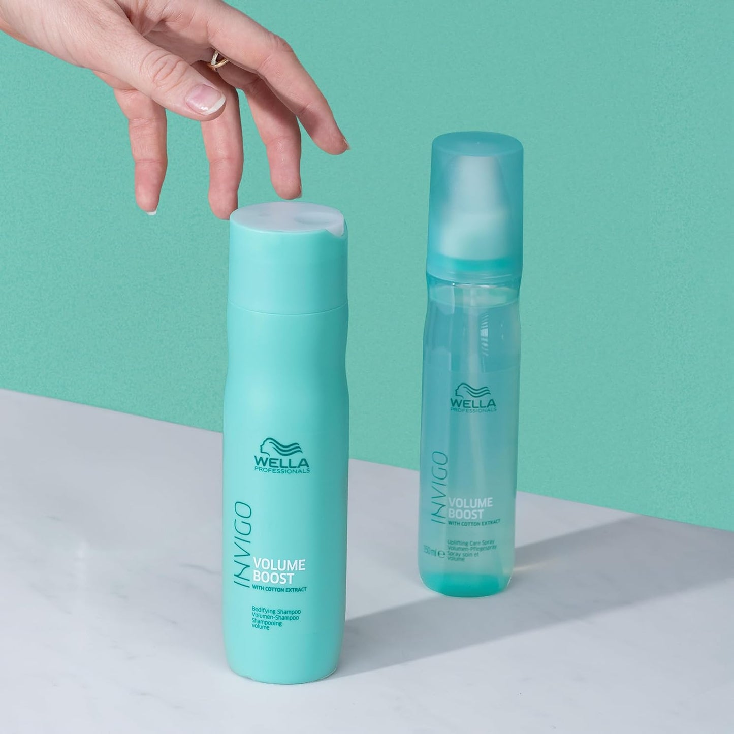 Wella Professionals Invigo Volume Boost Mist - Lightweight Care for Fine Hair | Adds Volume & Shine | 5.07 Fl Oz