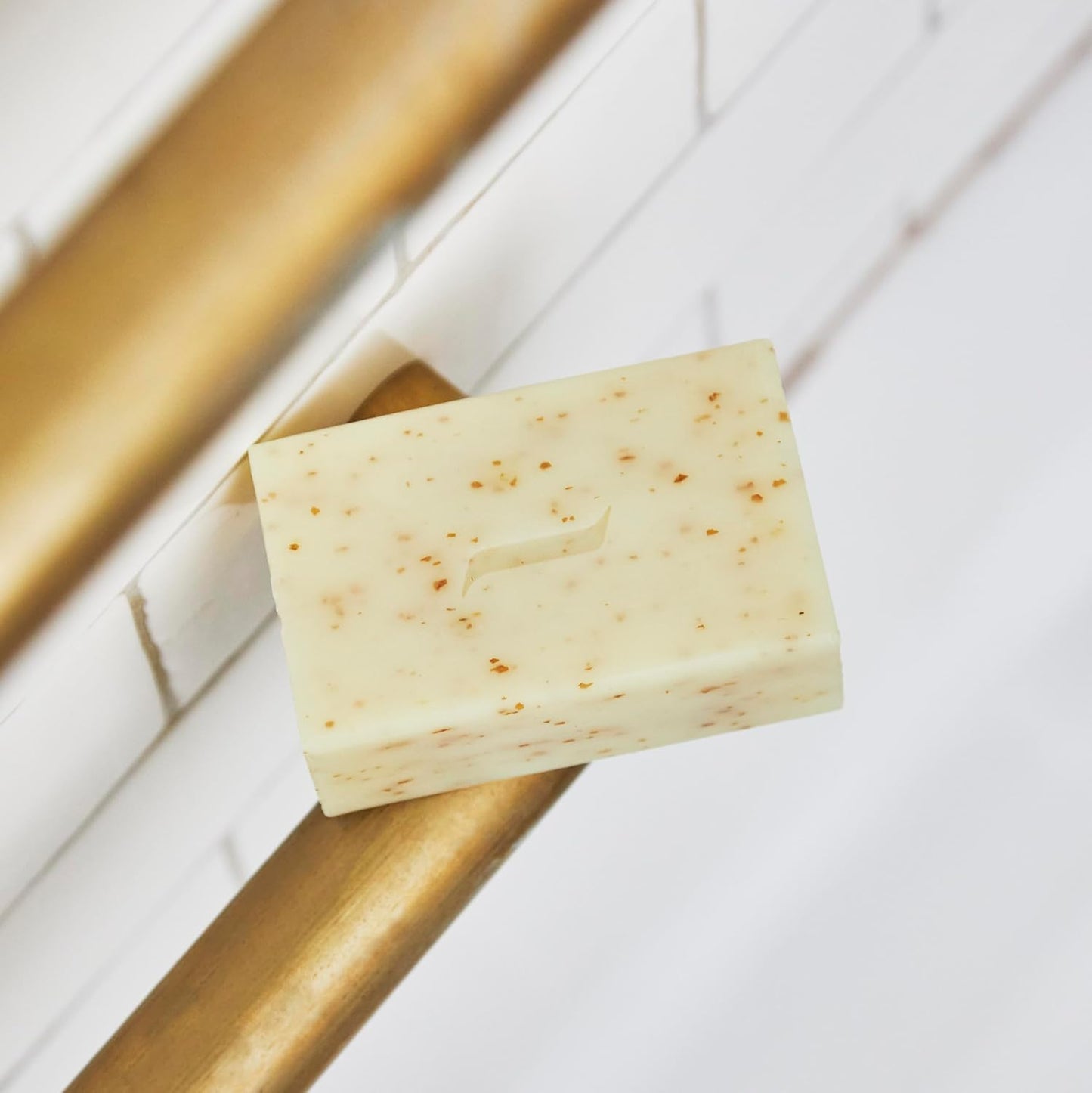 Caswell-Massey Body Scrub Castile Bar Soap - Exfoliating Natural Soap for All Skin Types, 6.4 oz