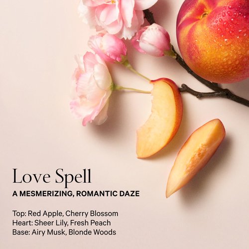 Victoria's Secret Love Spell Shimmer Mist, Body Spray for Women, Notes of Cherry Blossom and Fresh Peach Fragrance (8.4 oz)