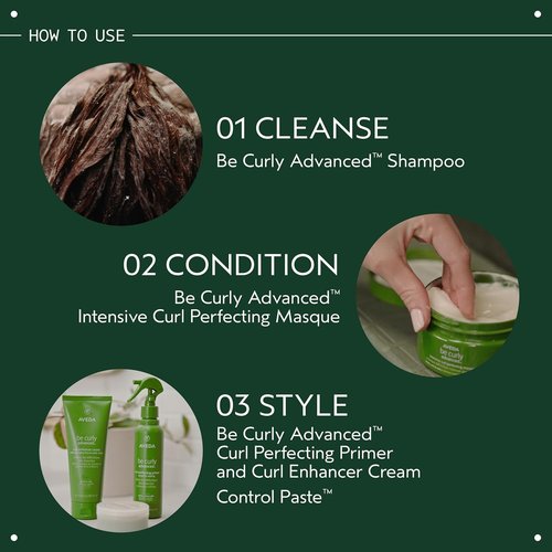 Aveda Be Curly Advanced Curl Perfecting Primer - Detangles & Smooths Wavy, Curly & Coily Hair | 6.7 Fl Oz