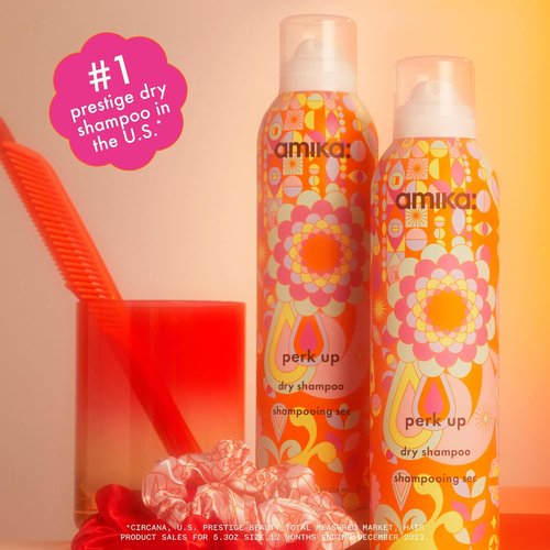 Amika Perk Up Talc-Free Dry Shampoo - Refresh Roots & Add Volume Without White Residue | All Hair Types