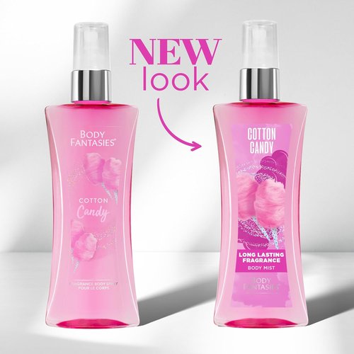 Body Fantasies Signature Body Spray - Cotton Candy Scent | 8 fl oz (Pack of 2)